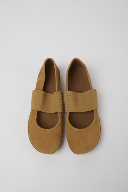 Camper Design Høyre Brune Nubuck Sko For Kvinner