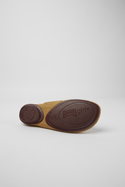 Camper Design Høyre Brune Nubuck Sko For Kvinner