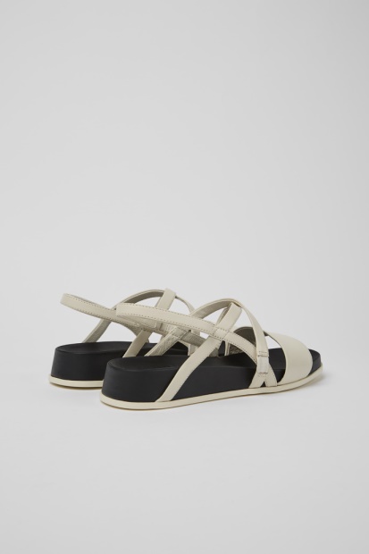 Campingvogn Design Atonik Beige Sandal Med Reim For Kvinner