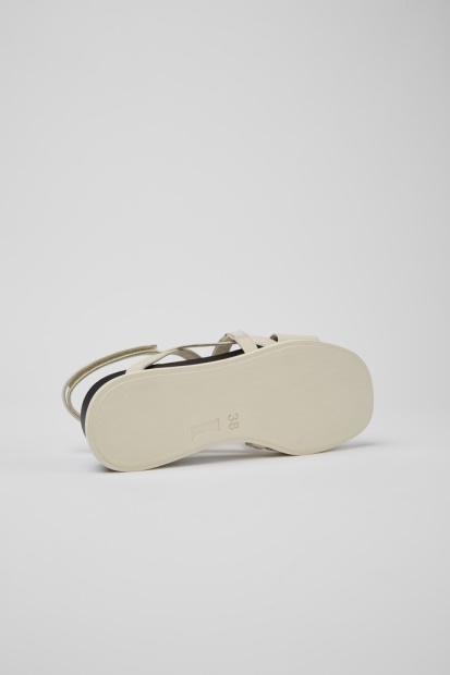 Campingvogn Design Atonik Beige Sandal Med Reim For Kvinner