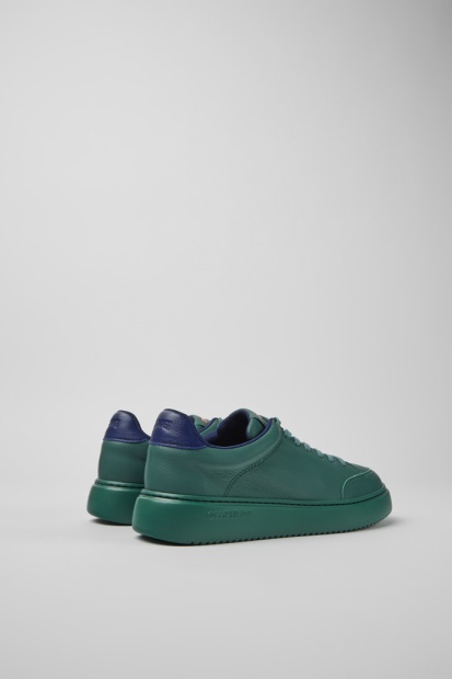 Camper Design Runner K21 Grønne Skinnsneakers For Kvinner