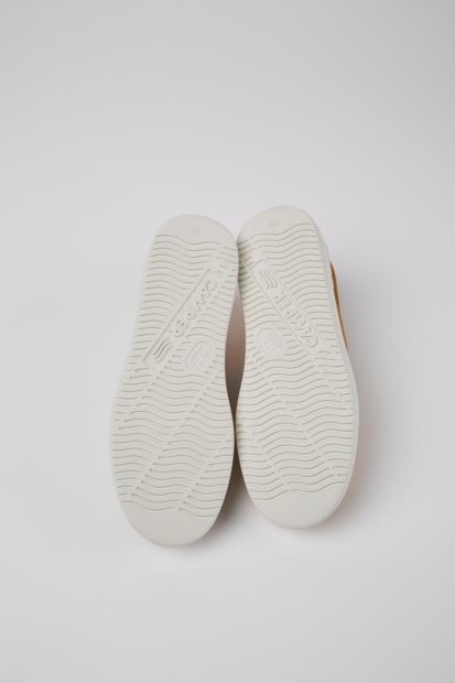 Design Runner K21 Beige Og Oransje Joggesko For Damecamper