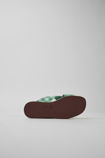 Design Atonik Blå Og Grønne Sandaler For Kvinnelige Campingvogner