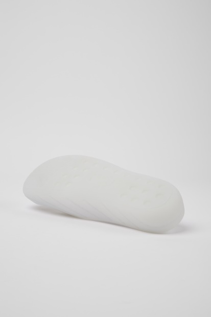 Design Wabi Hvite Monomaterial Sandaler For Kvinner Campingvogn