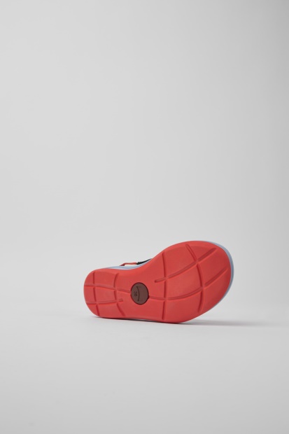 Design Matcher Røde Hvite Og Svarte Sandaler For Kvinnelige Campingvogner