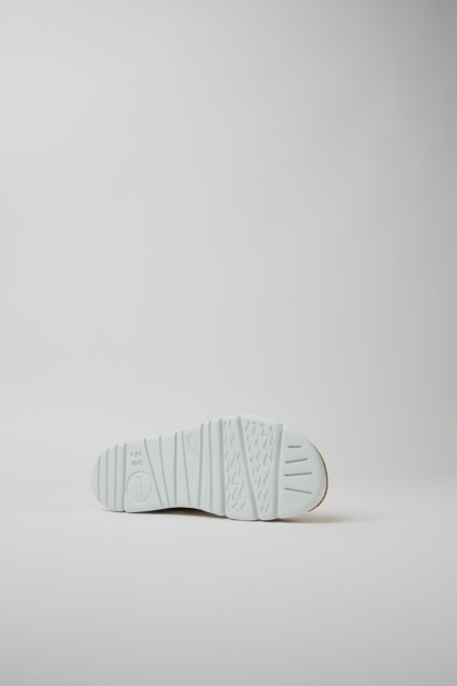 Oruga Hvite Og Rosa Skinnsandaler For Kvinner Bobil Nyankomne