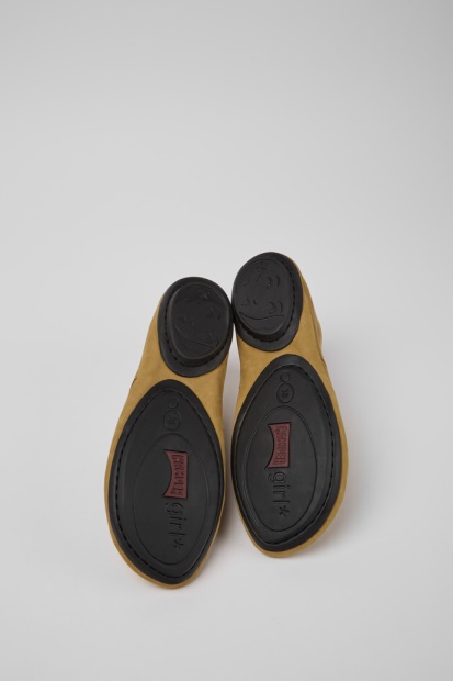 Høyre Brune Nubuck ørkenstøvler For Kvinner Bobil Nyankomne