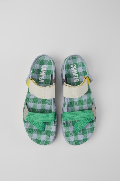 Oruga Up Blågrønne Og Grå Sandaler For Kvinner Eksklusiv Campingvogn