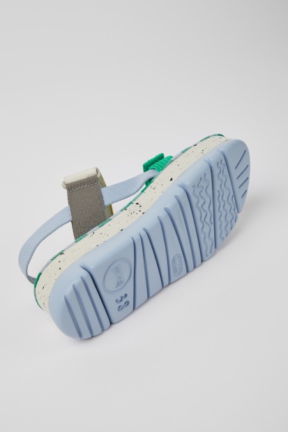 Oruga Up Blågrønne Og Grå Sandaler For Kvinner Eksklusiv Campingvogn