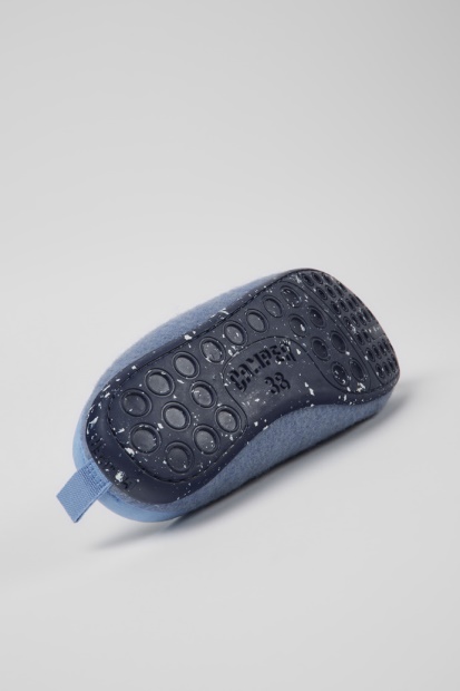 Design Wabi Blå Ulltøfler Til Damecamper