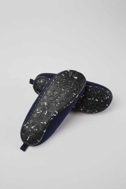 Eksklusiv Camper Wabi Blå Ull Dametøvler