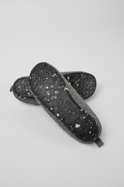 Camper Design Wabi Grå Ull Dametøfler