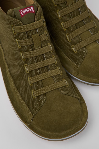 Billegrønn Nubuck Joggesko For Herre Bobil Nykommere