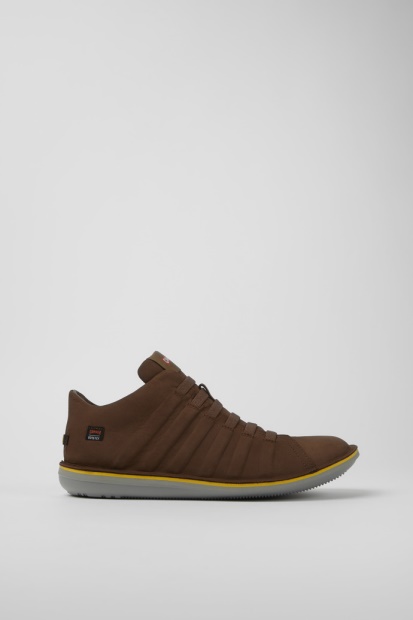 Camper Beetle Gore-tex Brune Nubuck Ankelstøvletter For Menn, Nyankomne