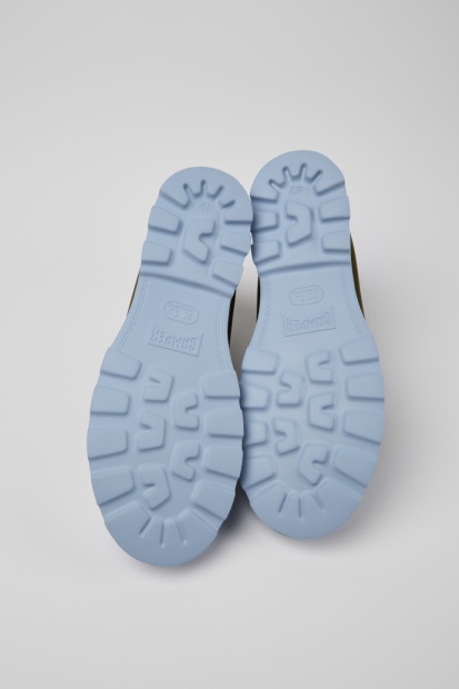 Eksklusiv Camper Brutus Grønne Blå Og Svarte Sko For Menn