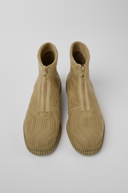 Pix Beige Ankelstøvletter For Herrecamper Nykommere