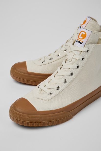 Eksklusiv Camper Camaleon Hvite Sneaker Boots For Menn