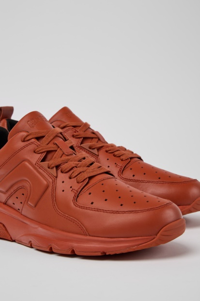 Camper Design Drift Røde Skinn Joggesko For Menn