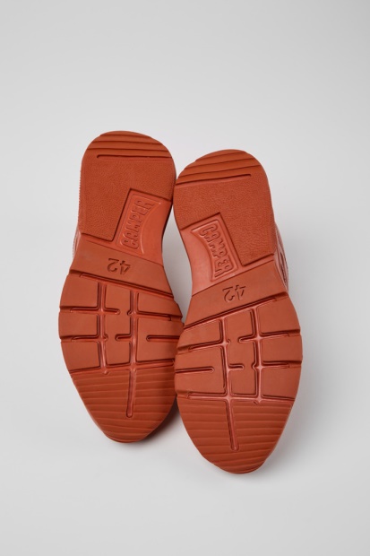 Camper Design Drift Røde Skinn Joggesko For Menn