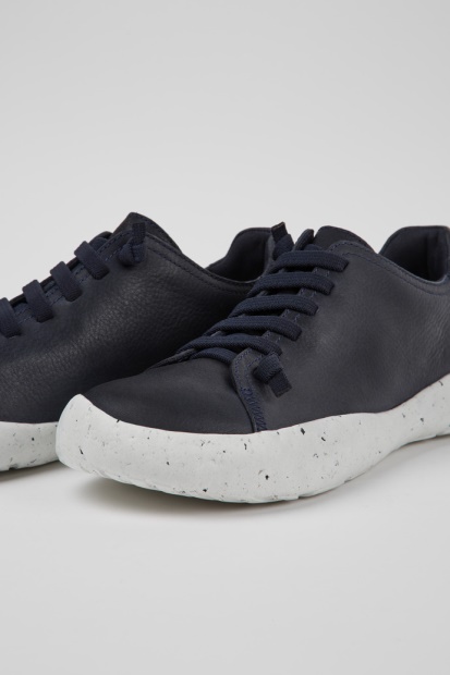 Eksklusiv Camper Peu Stadion Blå Skinn Joggesko For Menn