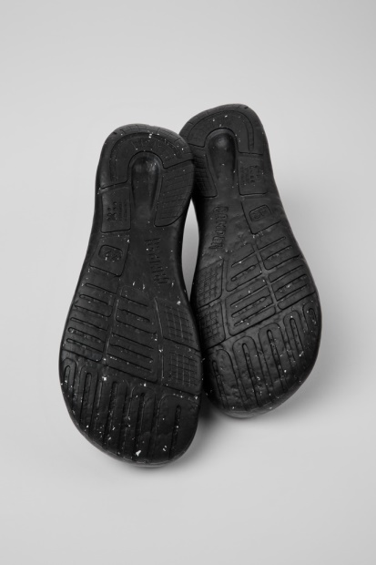 Peu Stadion Svart Skinn Joggesko For Menn Eksklusiv Bobil