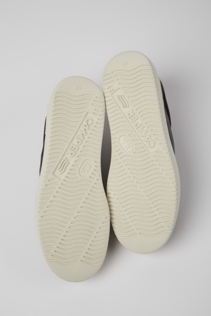 Camper Design Runner K21 Svart Semsket Skinn Og Skinn Joggesko