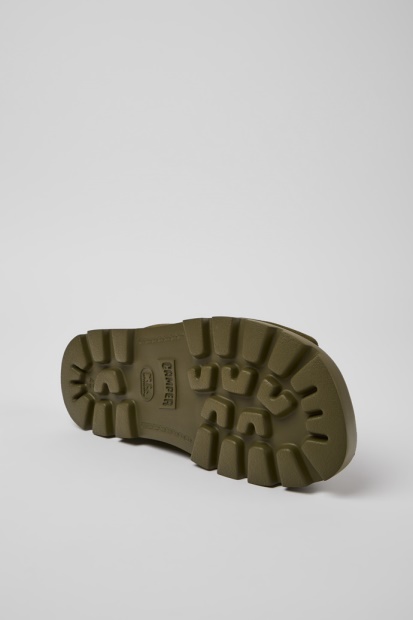 Camper Brutus Sandal Grønn Resirkulert Bomullssandaler For Herre Nyankomne