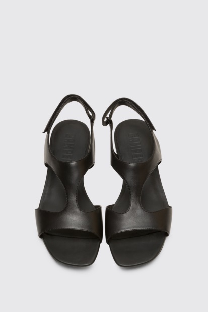 Campingvogn Design Casi Myra Svart Dame Tekstil T-rem Sandal