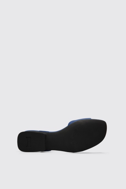 Casi Myra Dame Blå Tekstil T-rem Sandal Campingvogn Nykommere