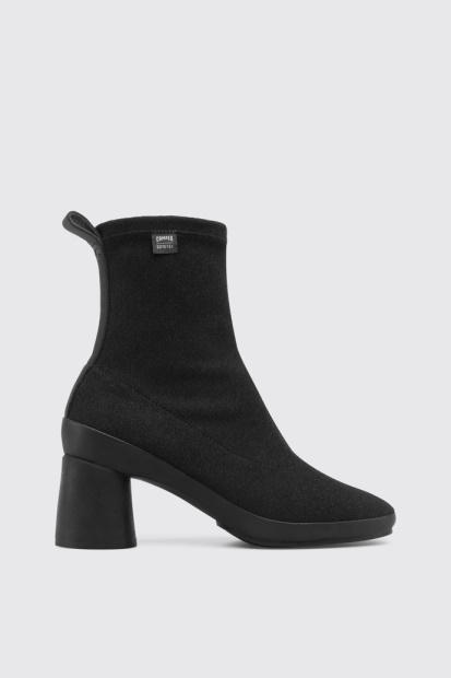 Design Oppreist Gore-tex Vanntett Svart Mellomstøvel For Damecamper