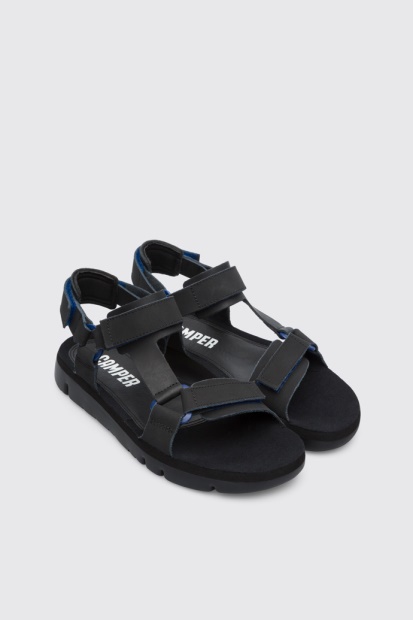 Oruga Svart Sporty Reim Sandal For Menn Eksklusiv Campingvogn