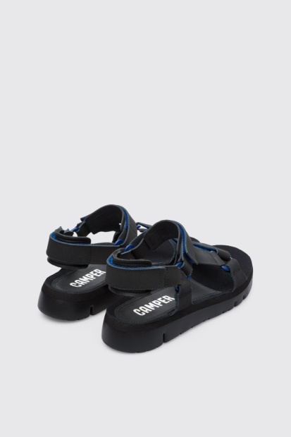 Oruga Svart Sporty Reim Sandal For Menn Eksklusiv Campingvogn