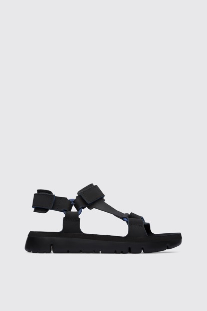 Oruga Svart Sporty Reim Sandal For Menn Eksklusiv Campingvogn