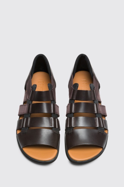 Spraybrune Sandaler For Menn Eksklusiv Campingvogn