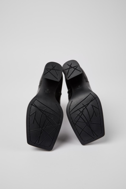 Camper Design Karole Svarte Skinnstøvler For Kvinner