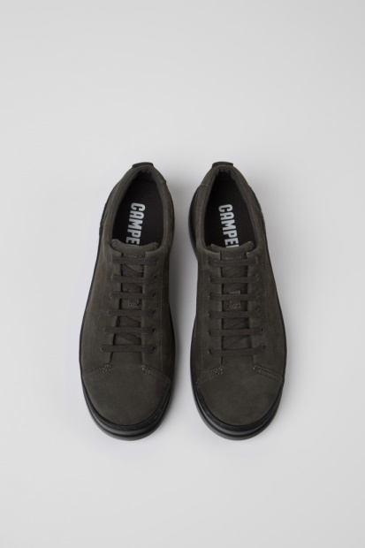 Design Runner Up Grå Nubuck Joggesko For Damecamper