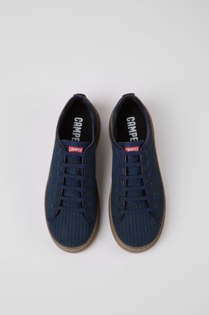 Camper Runner Up Blå Sneakers I Resirkulert Skinn For Nye Kvinner