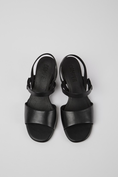 Eksklusiv Campingvogn Katie Svart Sandal Med Reim