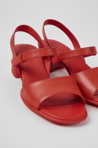 Katie Rød Sandal For Kvinner Eksklusiv Campingvogn