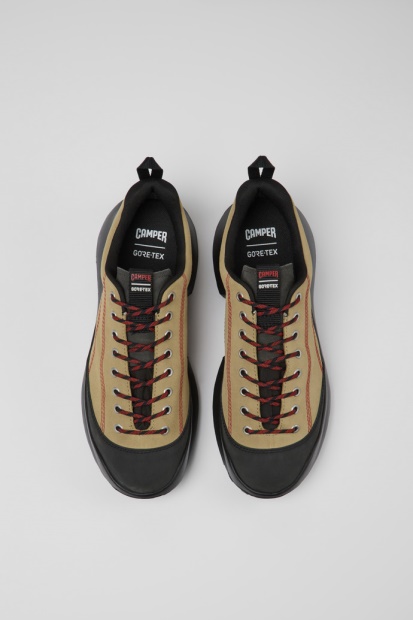 Eksklusiv Camper Crclr Gore-tex Beige Nubuck Og Tekstilsneakers For Menn