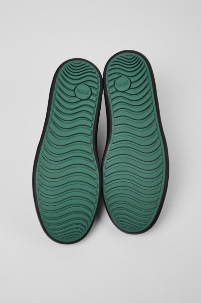 Chasis Sorte Skinnsko For Menn Eksklusiv Campingvogn